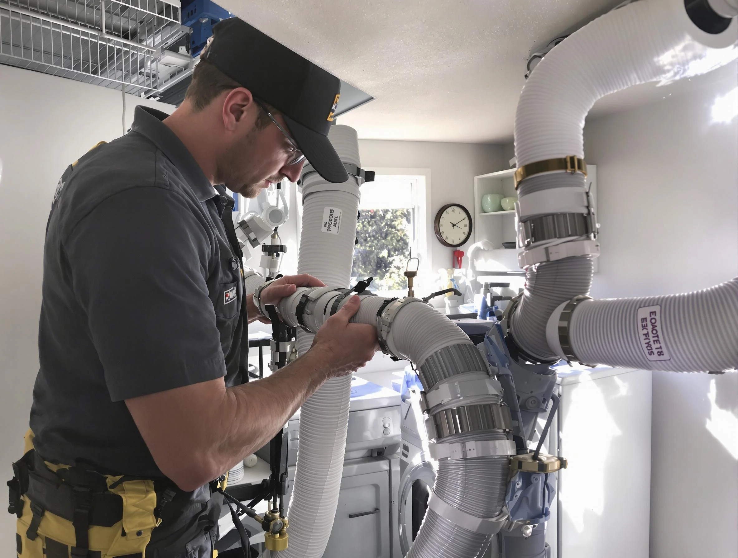 Dryer Vent Hose Installation in Coopertown